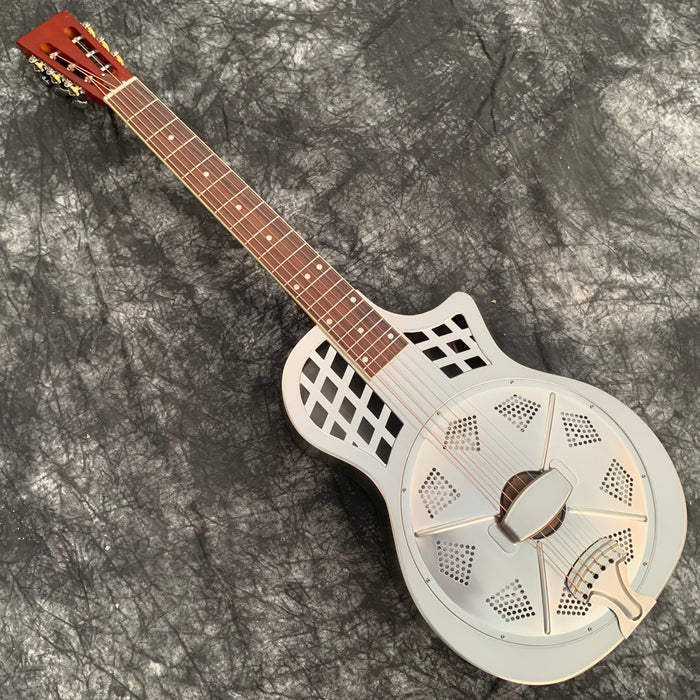 PANGO Music Steel Body Resonator Electric Guitar (YMZ-203)