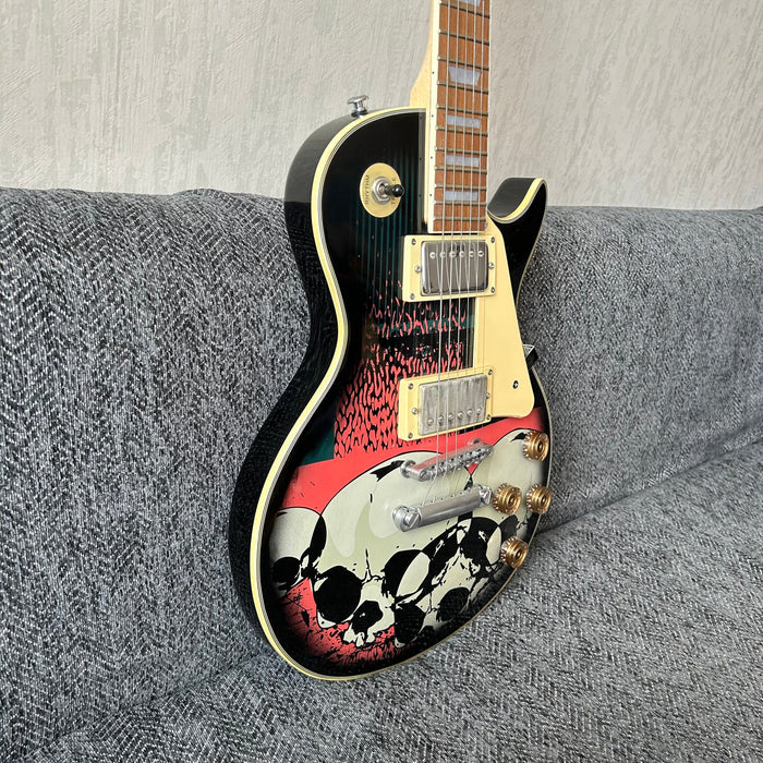 PANGO Music Skeleton Theme Electric Guitar (SDD-298)