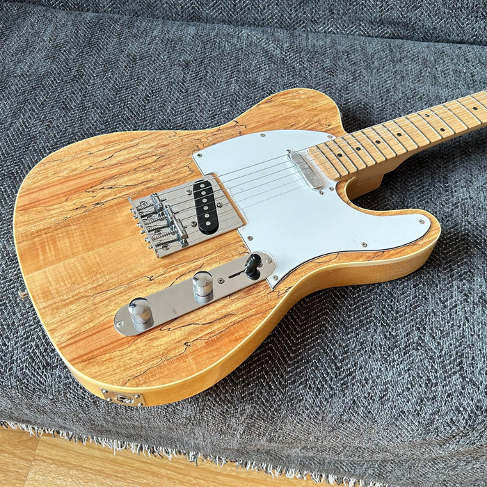 PANGO Music Tele Style Electric Guitar with Spalted Maple Top (PTL-128)