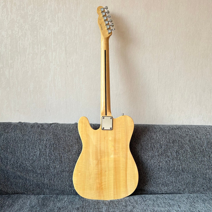 PANGO Music Tele Style Electric Guitar with Spalted Maple Top (PTL-128)