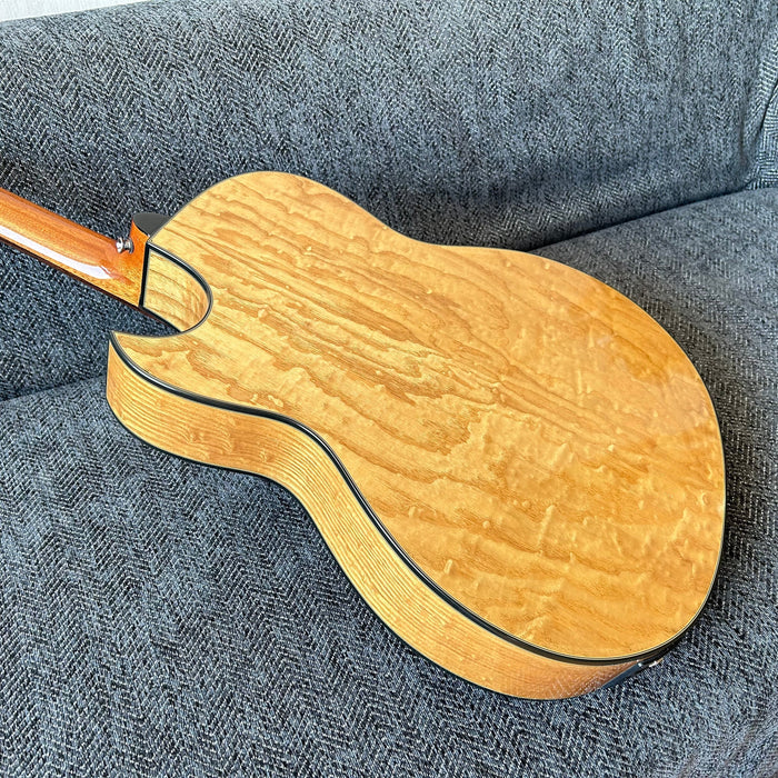 Shanghai Music Show Sample 41 Inch Acoustic Guitar with LED EQ (QAG-AT4)