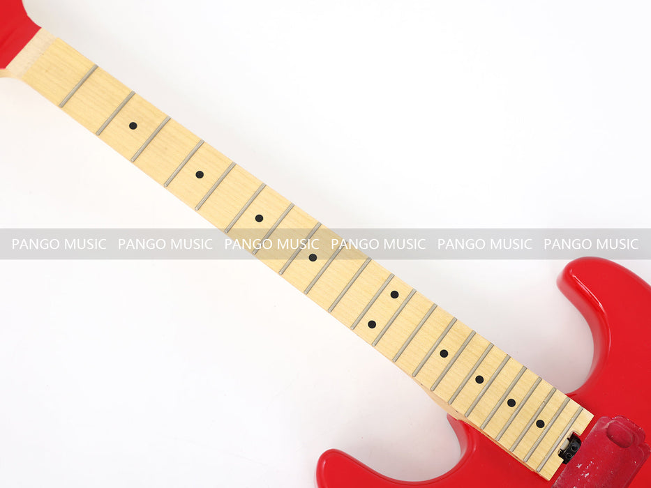 PANGO MUSIC Red Electric Guitar with No Hardware (GKS-135)