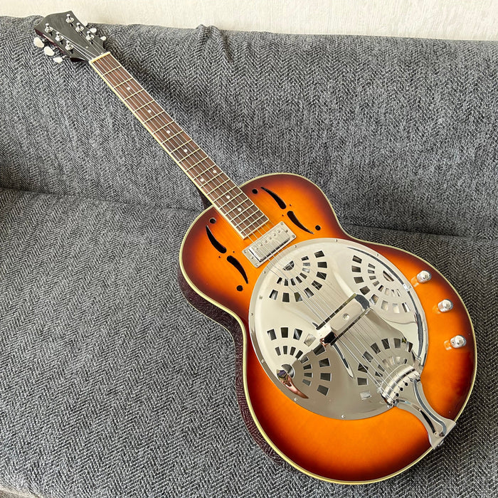 PANGO Music 6 Strings Resonator Electric Guitar (YMZ-015S)