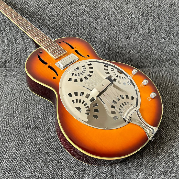 PANGO Music 6 Strings Resonator Electric Guitar (YMZ-015S)