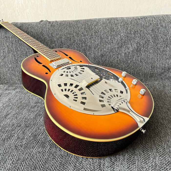 PANGO Music 6 Strings Resonator Electric Guitar (YMZ-015S)