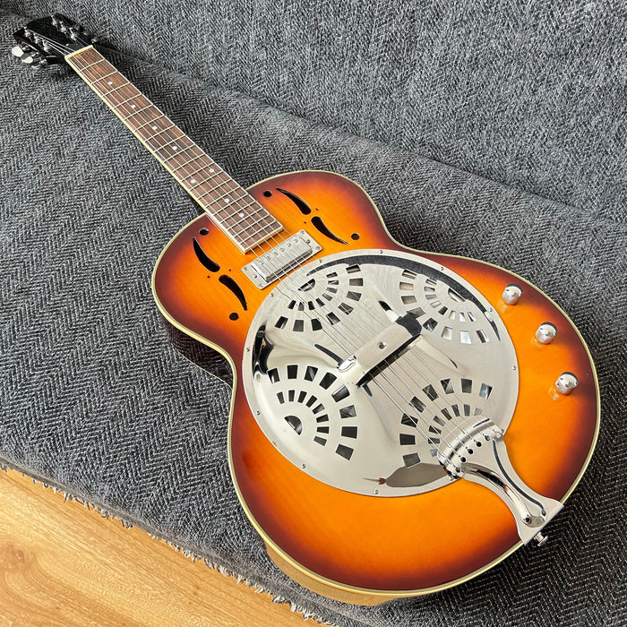 PANGO Music 6 Strings Resonator Electric Guitar (YMZ-015S)