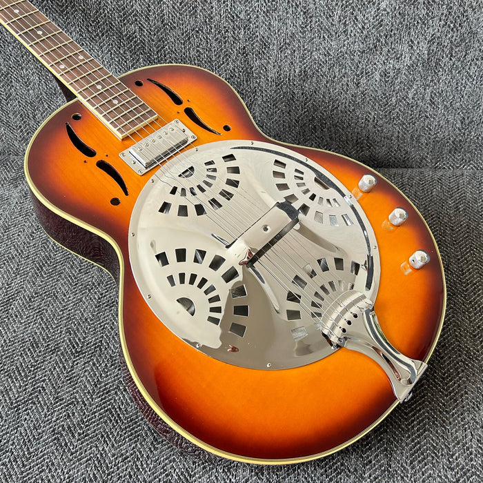 PANGO Music 6 Strings Resonator Electric Guitar (YMZ-015S)