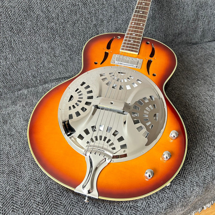 PANGO Music 6 Strings Resonator Electric Guitar (YMZ-015S)