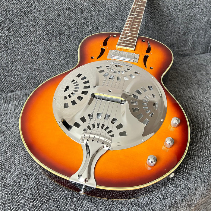 PANGO Music 6 Strings Resonator Electric Guitar (YMZ-015S)