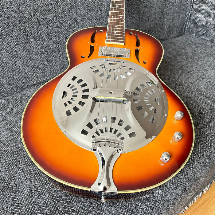 PANGO Music 6 Strings Resonator Electric Guitar (YMZ-015S)