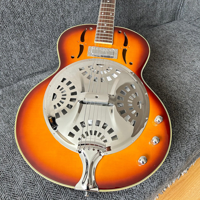 PANGO Music 6 Strings Resonator Electric Guitar (YMZ-015S)