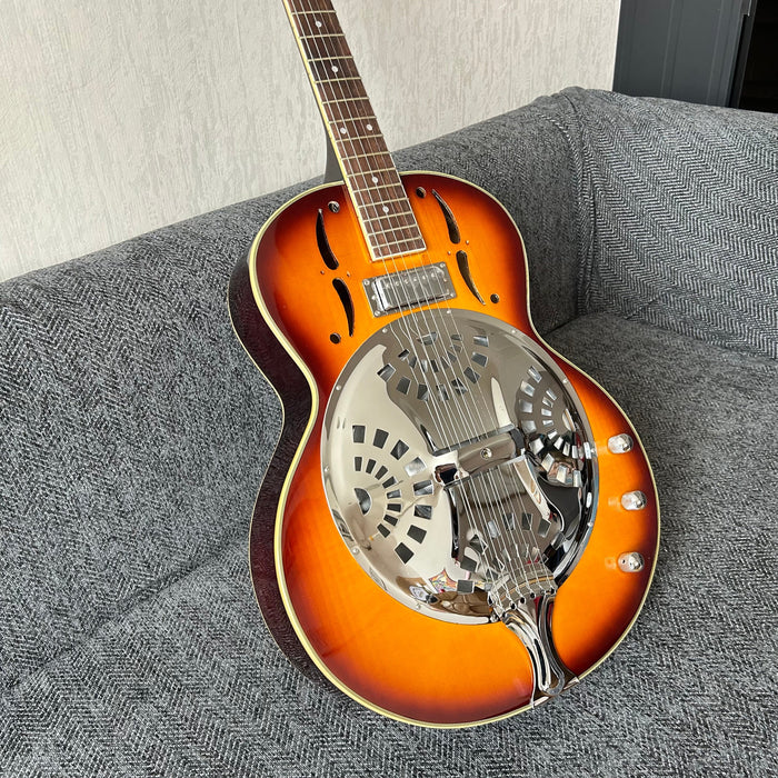 PANGO Music 6 Strings Resonator Electric Guitar (YMZ-015S)