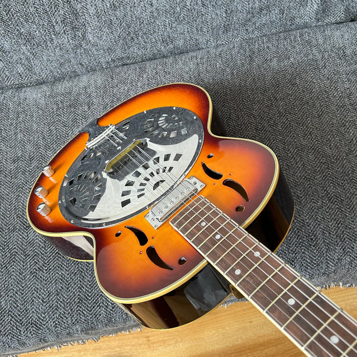 PANGO Music 6 Strings Resonator Electric Guitar (YMZ-015S)