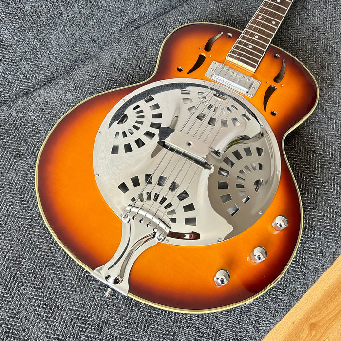 PANGO Music 6 Strings Resonator Electric Guitar (YMZ-015S)