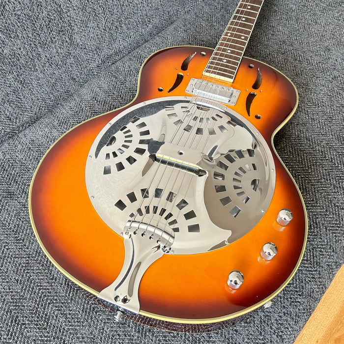 PANGO Music 6 Strings Resonator Electric Guitar (YMZ-015S)