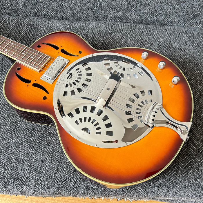 PANGO Music 6 Strings Resonator Electric Guitar (YMZ-015S)