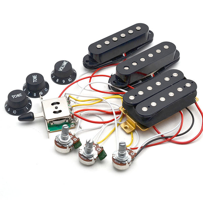 ST Style Pre-wired SSH Electric Guitar Pickup Set (PGP-001)