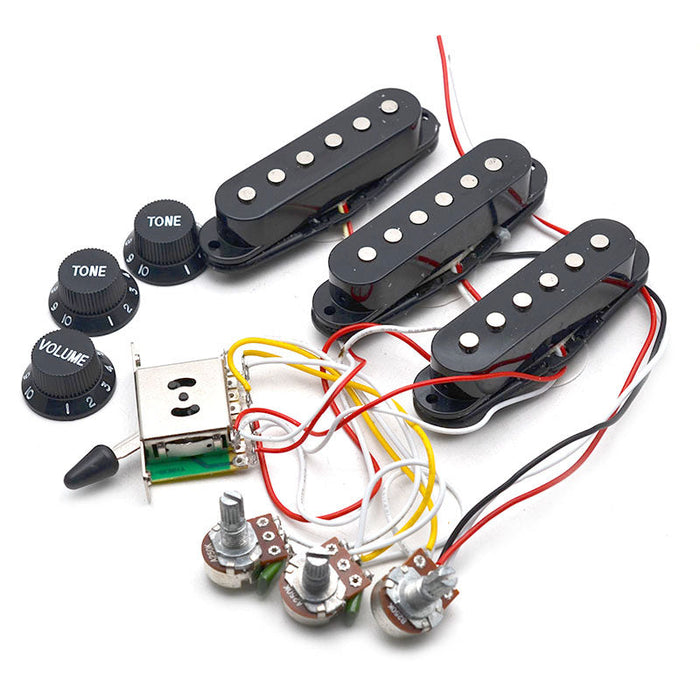 ST Style Pre-wired SSS Electric Guitar Pickup Set (PGP-002)