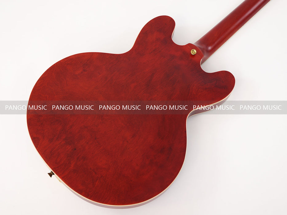 PANGO MUSIC Semi Hollow All Red Electric Guitar (GKS-061)