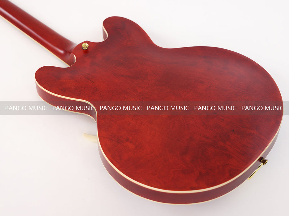 PANGO MUSIC Semi Hollow All Red Electric Guitar (GKS-061)