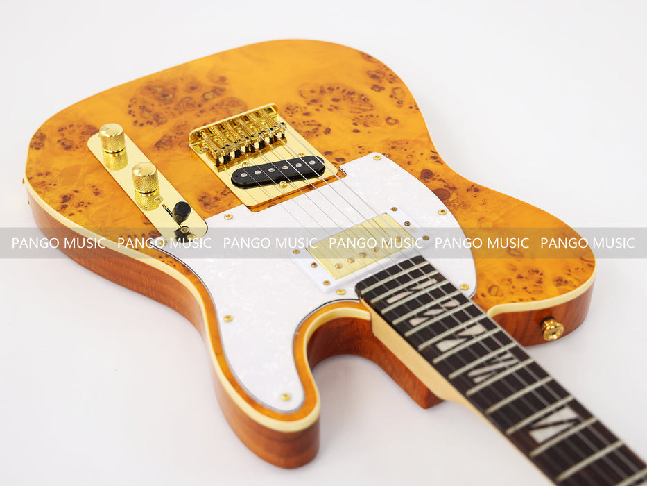 PANGO MUSIC TL Style Electric Guitar with Burl Maple Top (GKS-133)