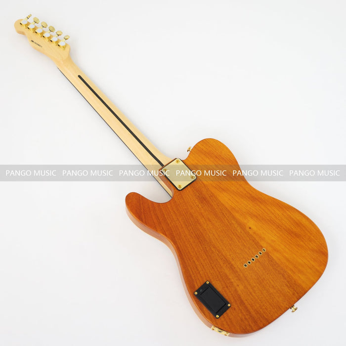 PANGO MUSIC TL Style Electric Guitar with Burl Maple Top (GKS-133)