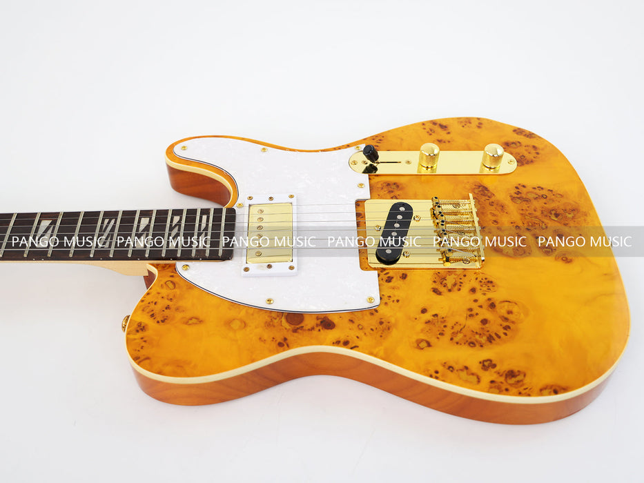 PANGO MUSIC TL Style Electric Guitar with Burl Maple Top (GKS-133)