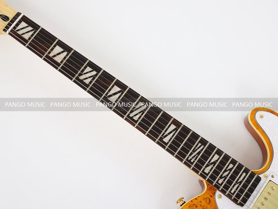 PANGO MUSIC TL Style Electric Guitar with Burl Maple Top (GKS-133)