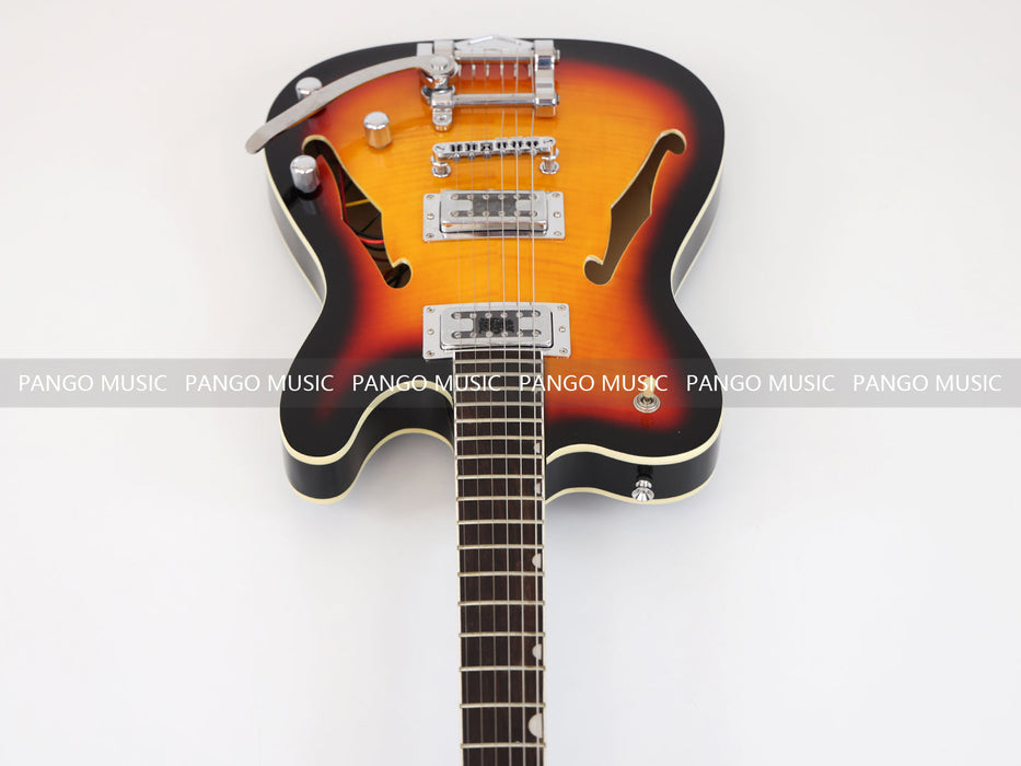 PANGO MUSIC TL Style Electric Guitar with Flamed Maple Top (GKS-059)