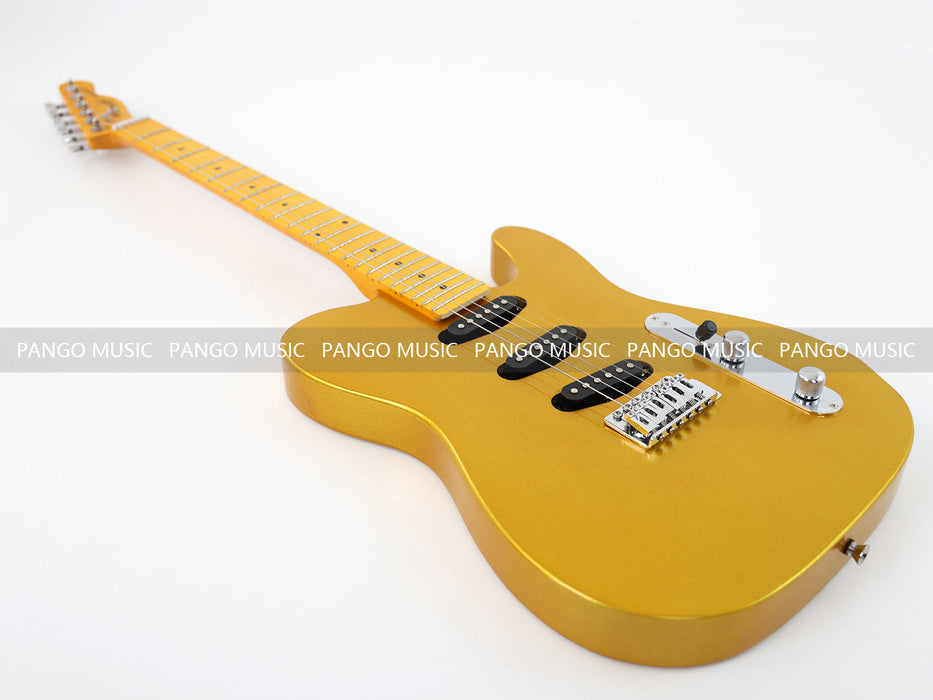 PANGO MUSIC TL Style Electric Guitar with Metallic Gold Finish (GKS-132)