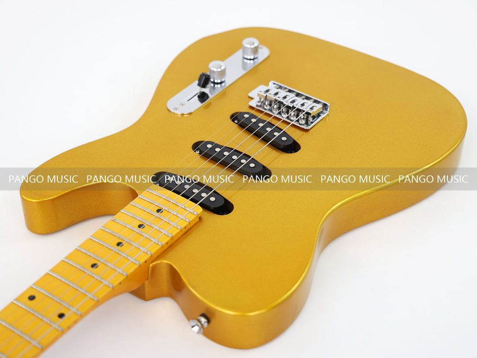 PANGO MUSIC TL Style Electric Guitar with Metallic Gold Finish (GKS-132)