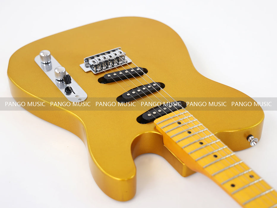 PANGO MUSIC TL Style Electric Guitar with Metallic Gold Finish (GKS-132)