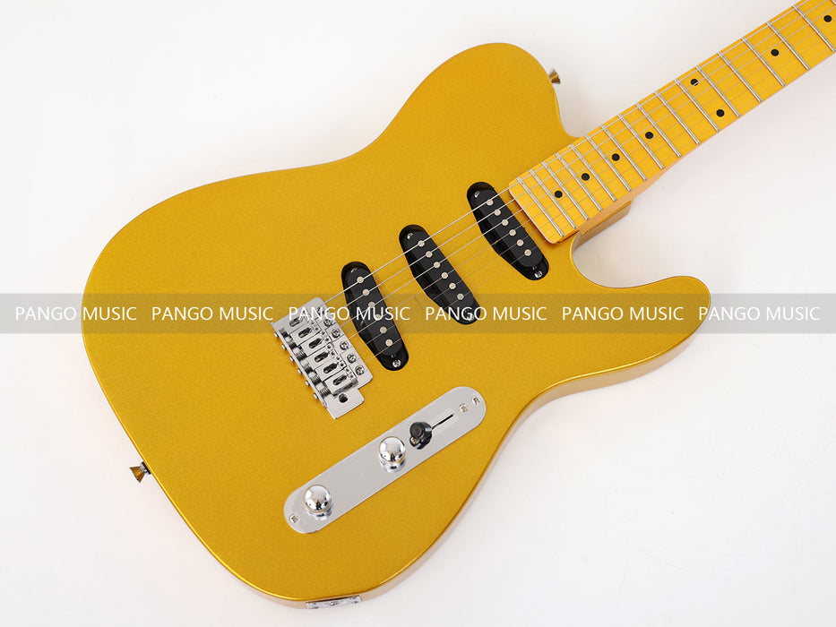 PANGO MUSIC TL Style Electric Guitar with Metallic Gold Finish (GKS-132)