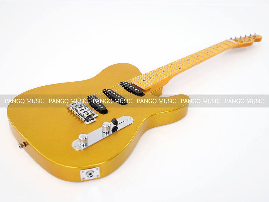 PANGO MUSIC TL Style Electric Guitar with Metallic Gold Finish (GKS-132)