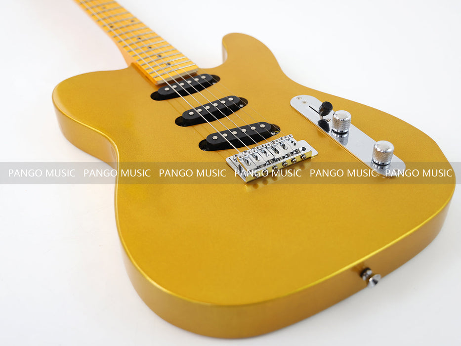 PANGO MUSIC TL Style Electric Guitar with Metallic Gold Finish (GKS-132)