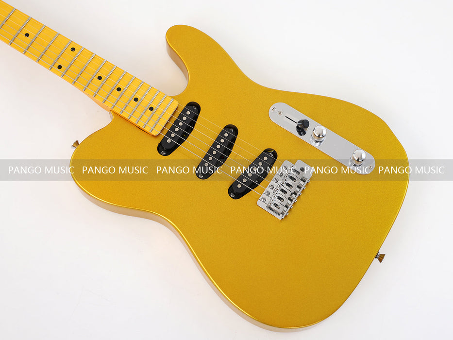 PANGO MUSIC TL Style Electric Guitar with Metallic Gold Finish (GKS-132)