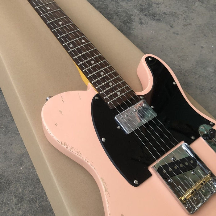 TL Used Style Pink Body Electric Guitar (PHJ-618)