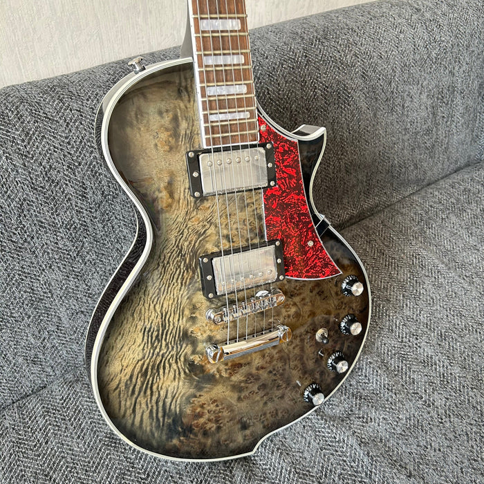 PANGO Music Electric Guitar with Burl Maple Top (YMZ-209)