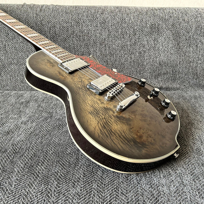 PANGO Music Electric Guitar with Burl Maple Top (YMZ-209)