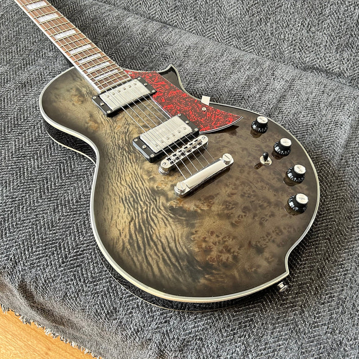 PANGO Music Electric Guitar with Burl Maple Top (YMZ-209)