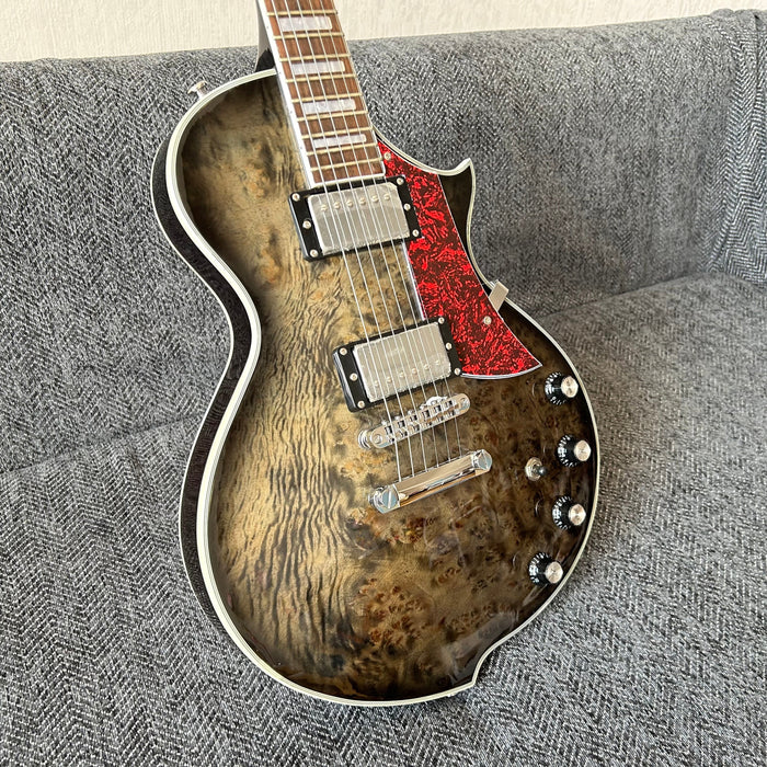 PANGO Music Electric Guitar with Burl Maple Top (YMZ-209)