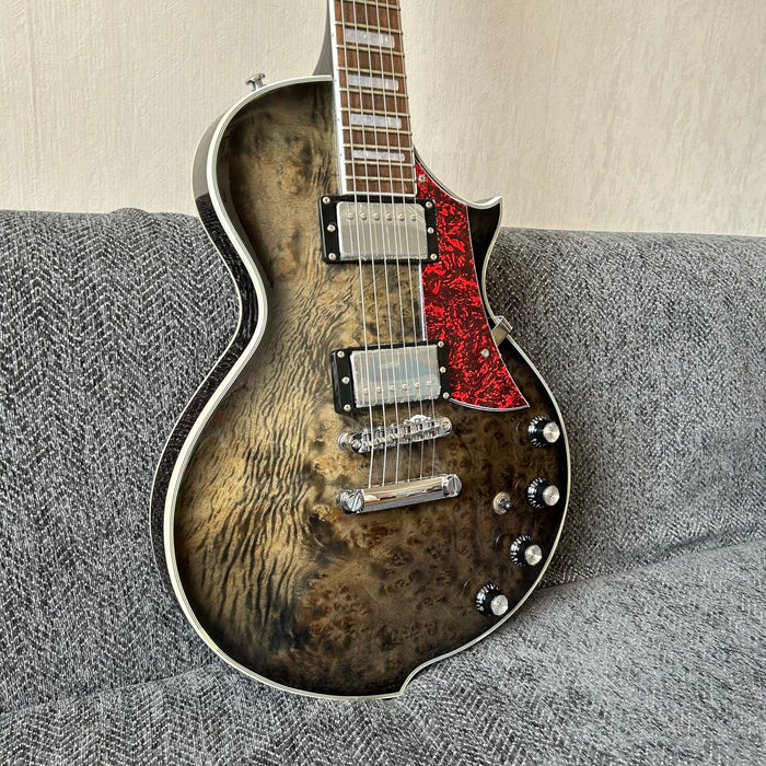 PANGO Music Electric Guitar with Burl Maple Top (YMZ-209)