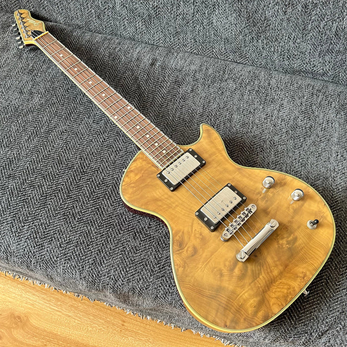 PANGO Music Electric Guitar with Burl Maple Top (YMZ-211)