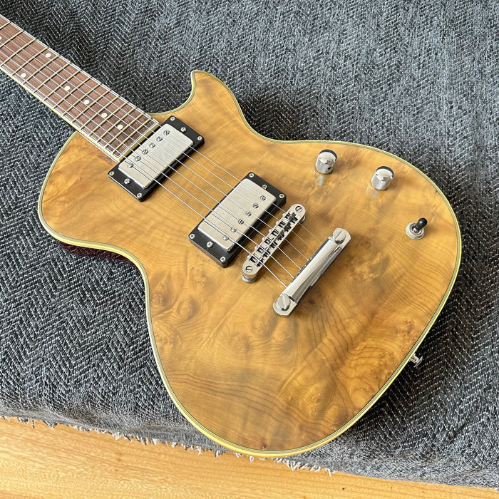 PANGO Music Electric Guitar with Burl Maple Top (YMZ-211)