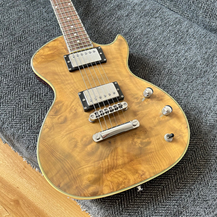 PANGO Music Electric Guitar with Burl Maple Top (YMZ-211)