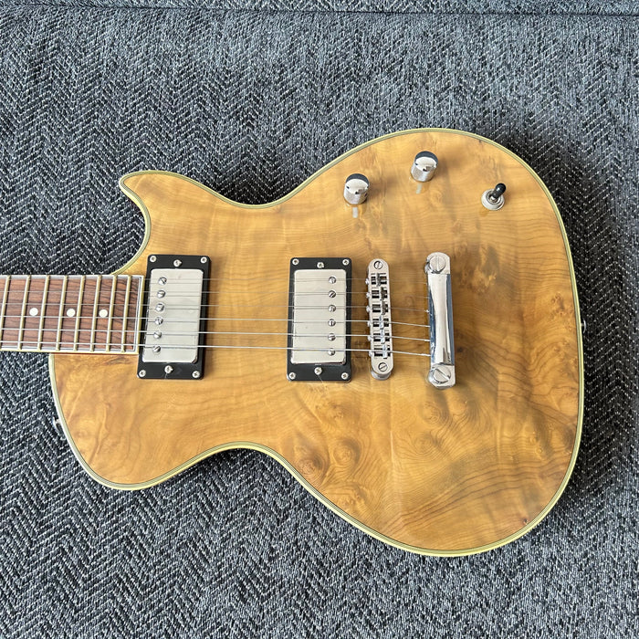 PANGO Music Electric Guitar with Burl Maple Top (YMZ-211)