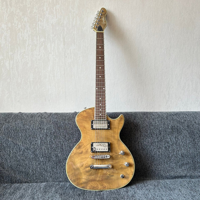 PANGO Music Electric Guitar with Burl Maple Top (YMZ-211)