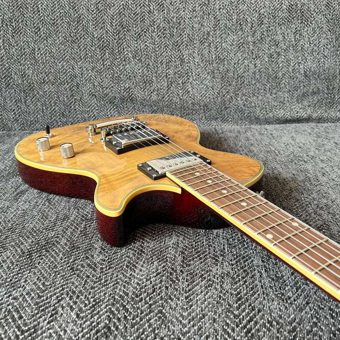 PANGO Music Electric Guitar with Burl Maple Top (YMZ-211)