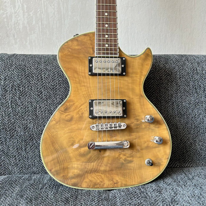 PANGO Music Electric Guitar with Burl Maple Top (YMZ-211)