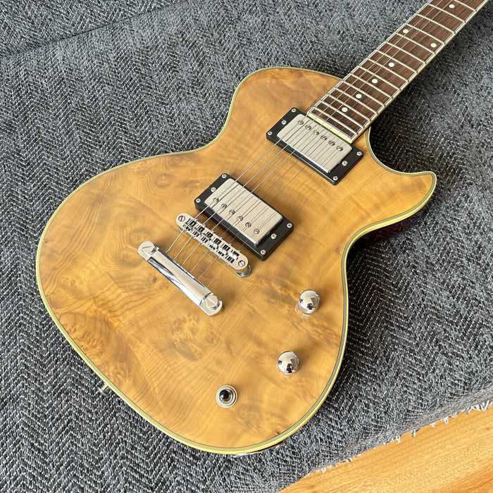 PANGO Music Electric Guitar with Burl Maple Top (YMZ-211)